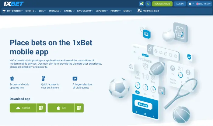 1xBet mobile app